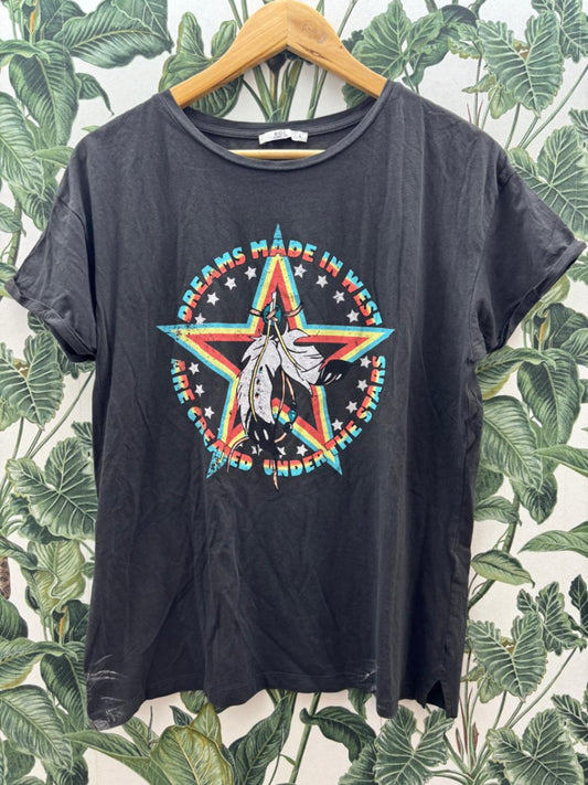 edc by Esprit T-Shirt L Schwarz