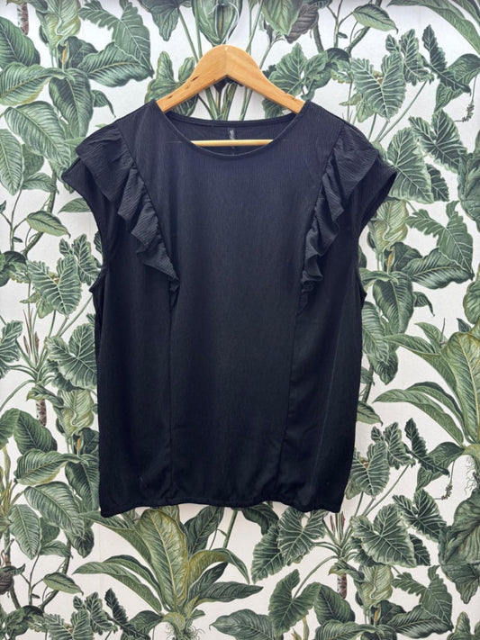 Laura Torelli Top L Schwarz