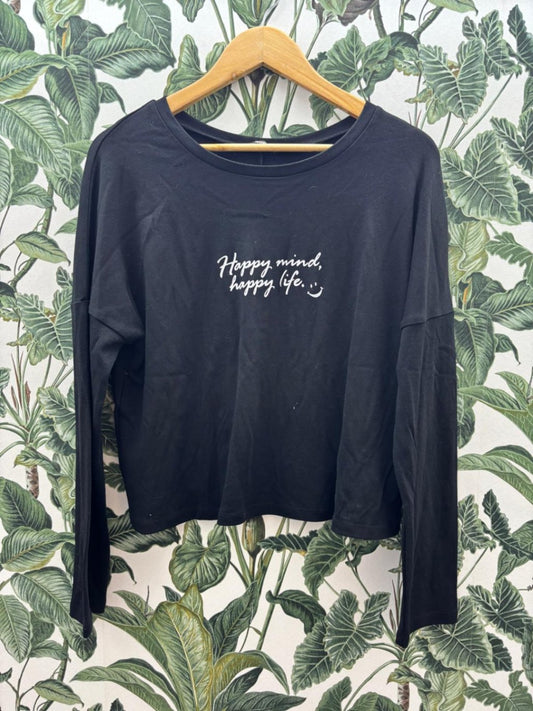 Tezenis Shirt M-L Schwarz