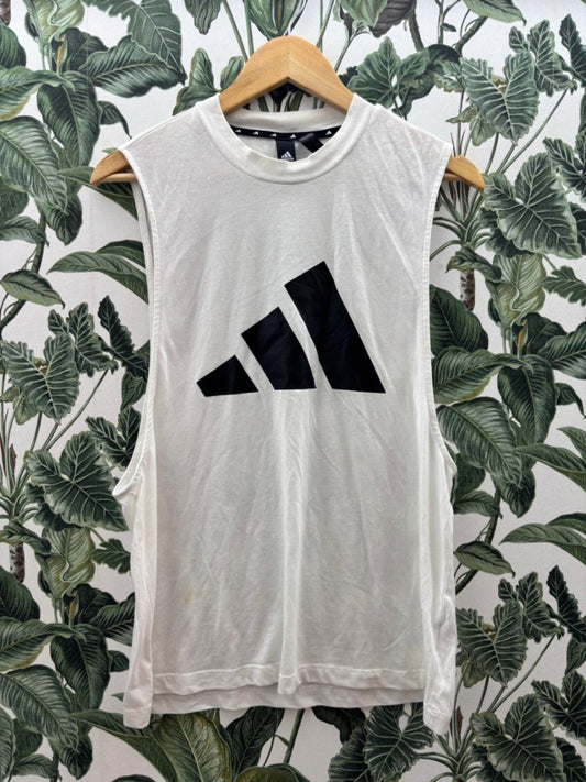Adidas Sport Shirt M Weiß