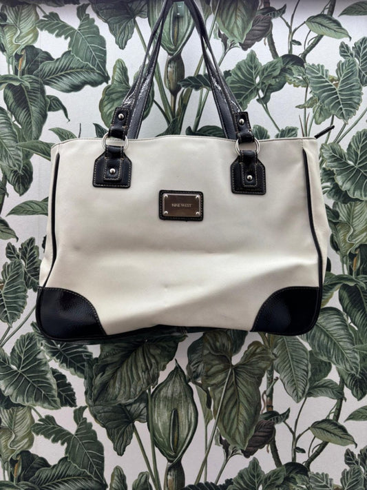 NINE WEST Handtasche Elfenbein