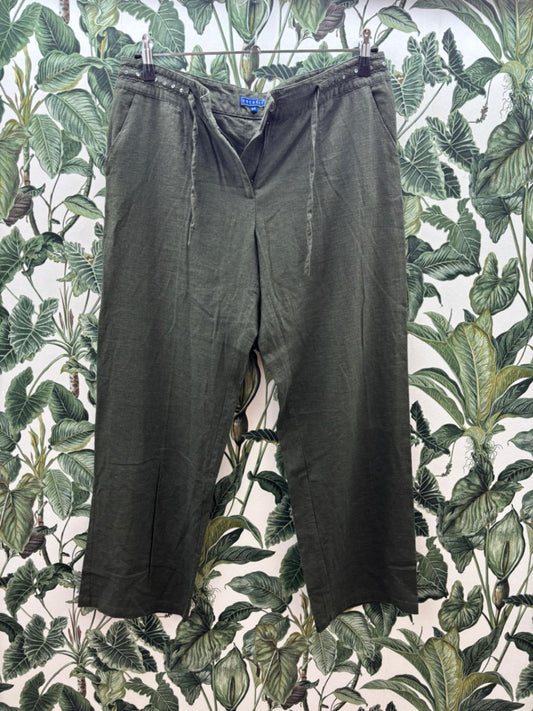 encadee Leinenhose 2XL Dunkelgrau