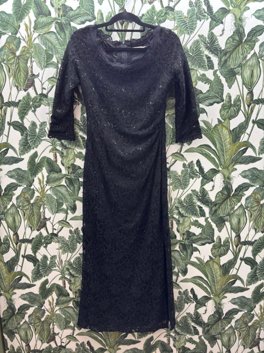 Christian Berg Abendkleid M-L Schwarz