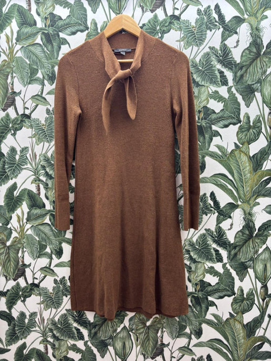 Esprit Wolle Kleid S Braun