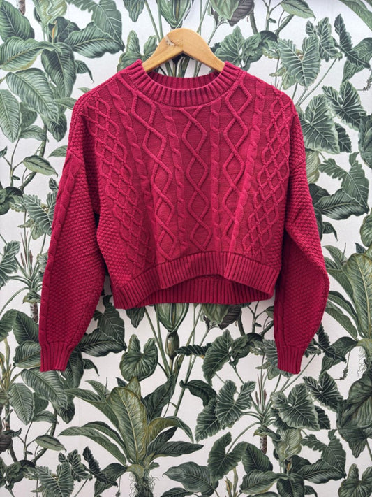 Hollister Pullover XS Rot