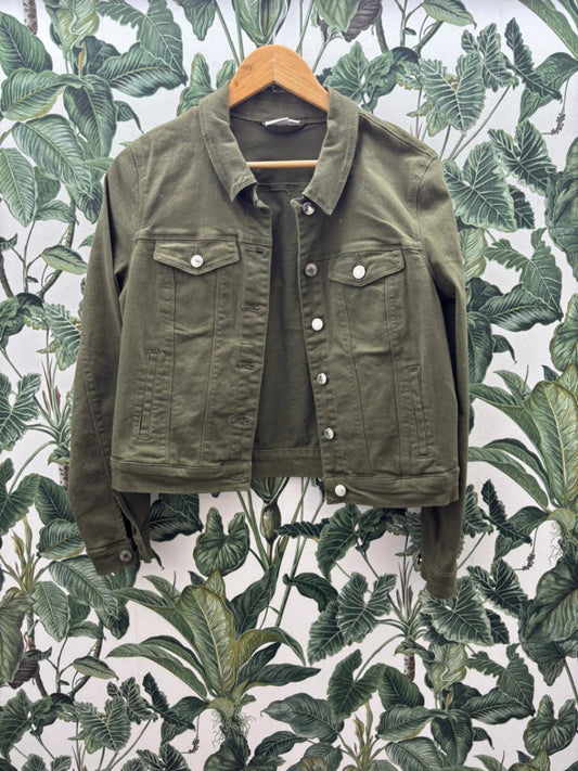 Vero Moda Jeansjacke M Olivgrün