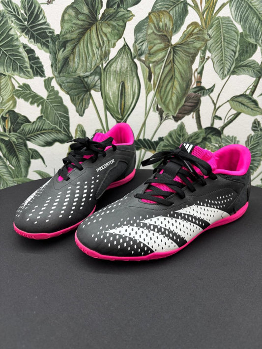 Adidas Damen Hallenschuhe 42 Schwarz, Pink, Weiß