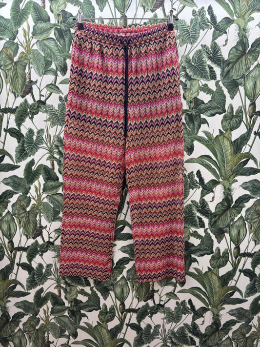 Vero Moda Sommerhose L Bunt mit Pink
