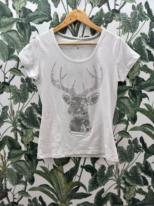 Haily´s Madl Trachten T-Shirt L Weiß