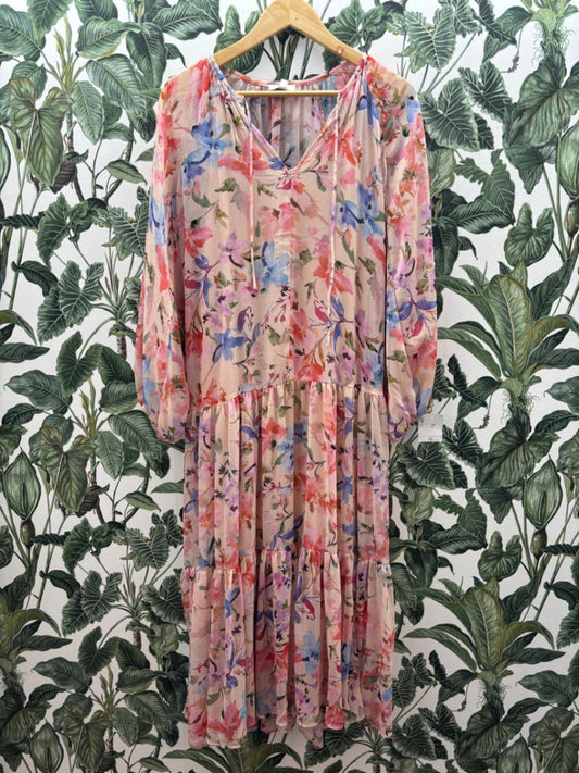 mavi Kleid M Mehrfarbig (Pastellfarben mit Blumenmuster)