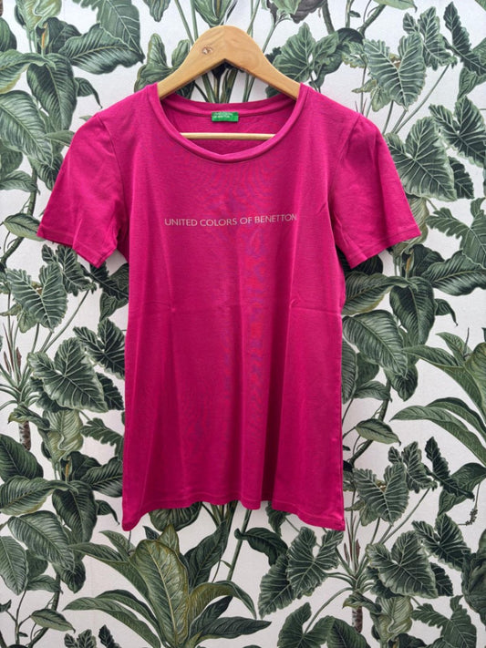 United Colors of Benetton T-Shirt S Pink