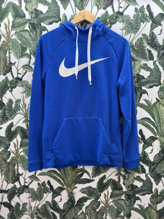Nike Hoodie M Blau