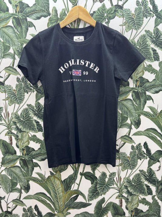 Hollister T-Shirt S Schwarz