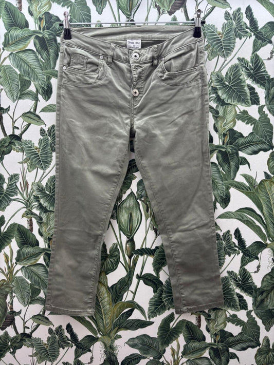 Denim 1982 Hose M Olivgrün
