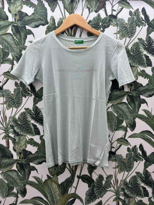 United Colors of Benetton T-Shirt S Mintgrün