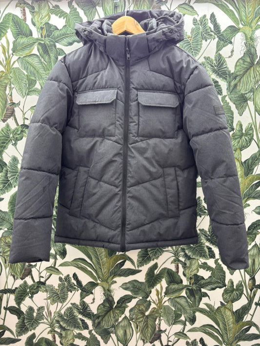 JACK & JONES Jungs - Winterjacke S Dunkelgrau