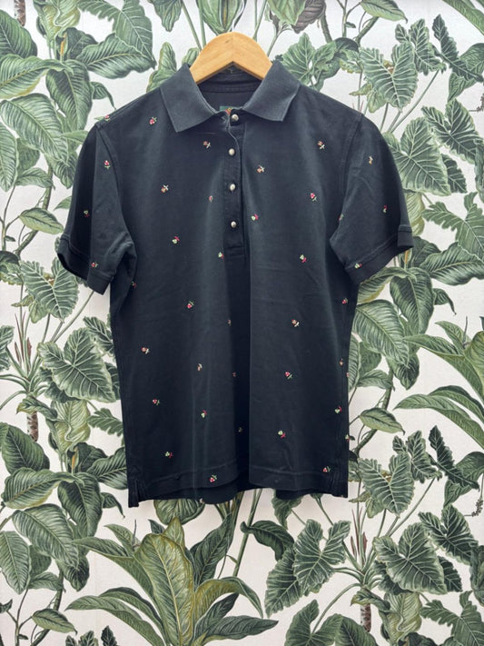 K&K Kaiserjäger Trachten Polo M Schwarz