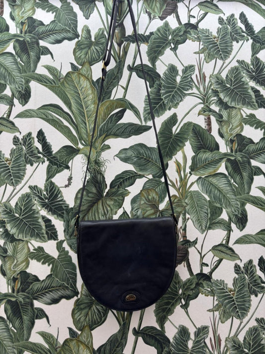 Elisa Leder Handtasche Schwarz