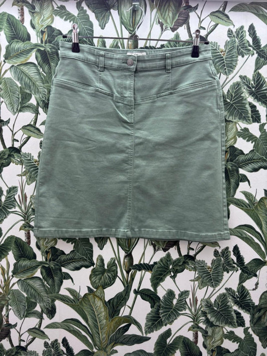 Jeansrock XL Grün