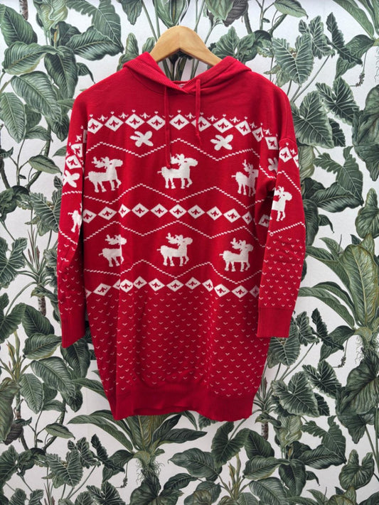 Elchenpullover M Rot