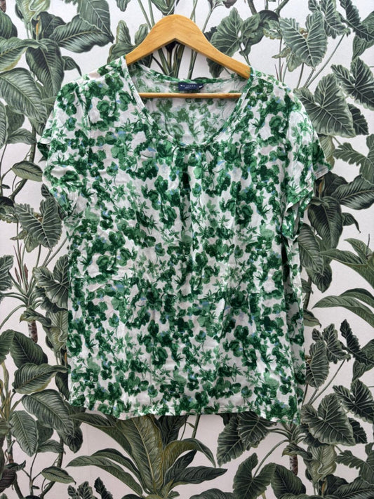 Sahara Top XXL Grün und Weiß