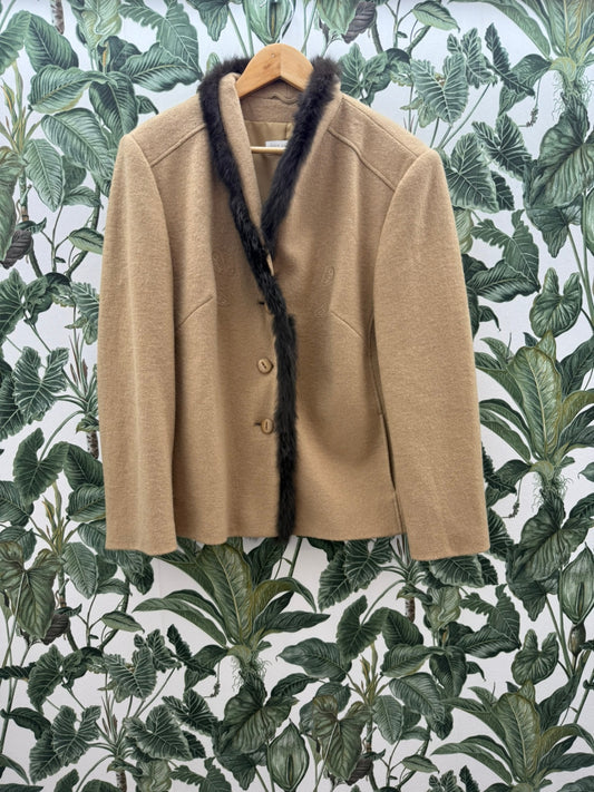 Pier Angelini Damen Trachtenjacke 3XL Beige