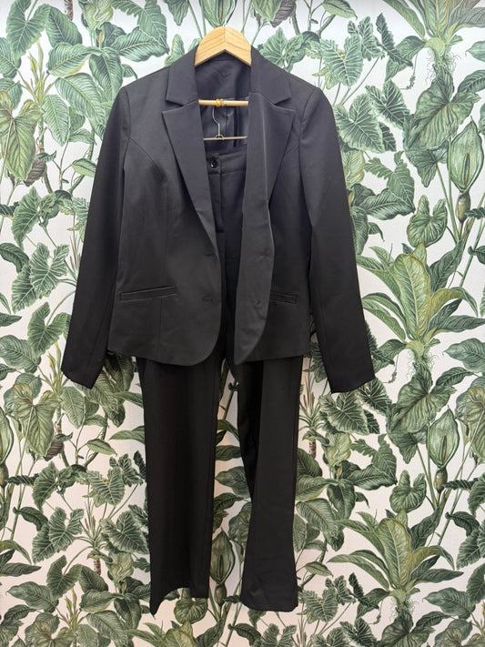 Melrose Blazer+Hose XL Schwarz