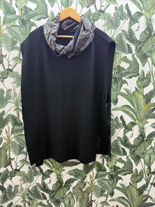 Poncho one size Schwarz
