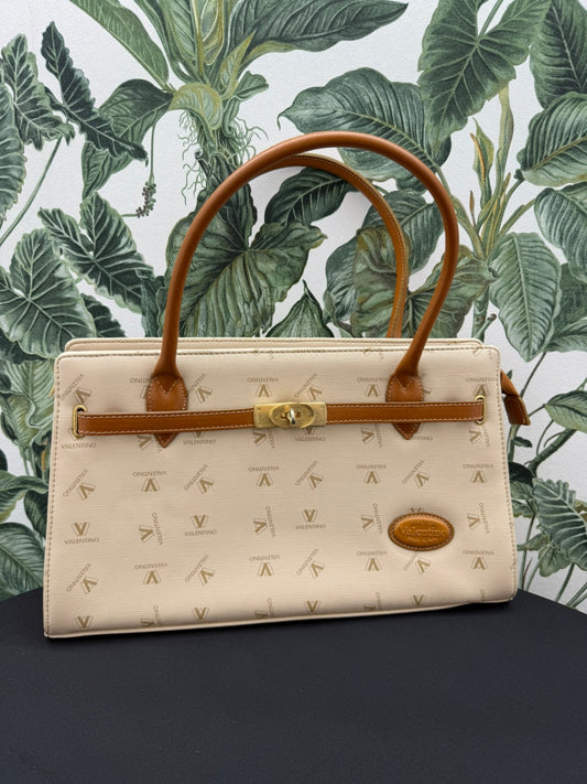 Valentino Handtasche Beige mit Brauntönen