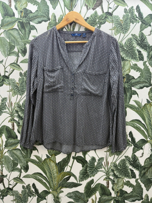 Tom Tailor Bluse S Dunkelblau