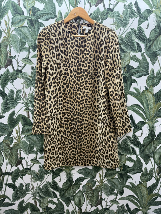 H&M Kleid S Beige und Schwarz