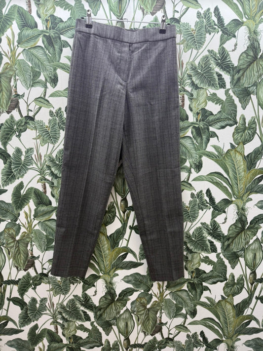 Esprit Hose XS Grau mit Karo-Muster
