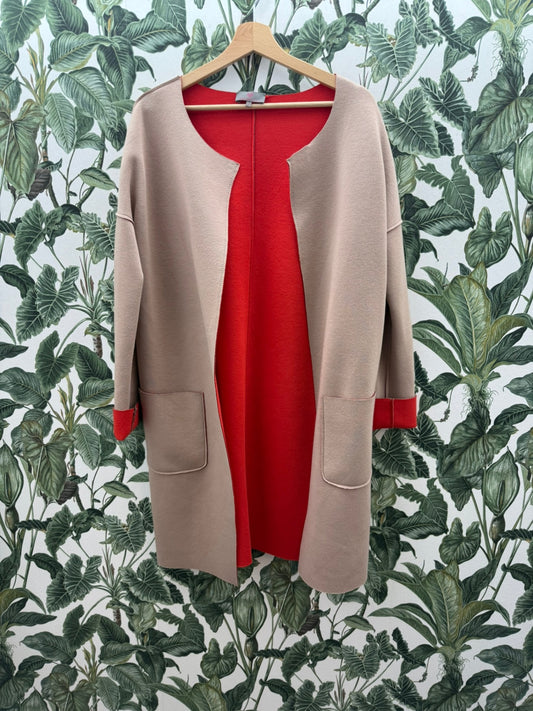 Lieblingsstück Wollmix oder ähnliche Stoffqualität S Beige und Rot