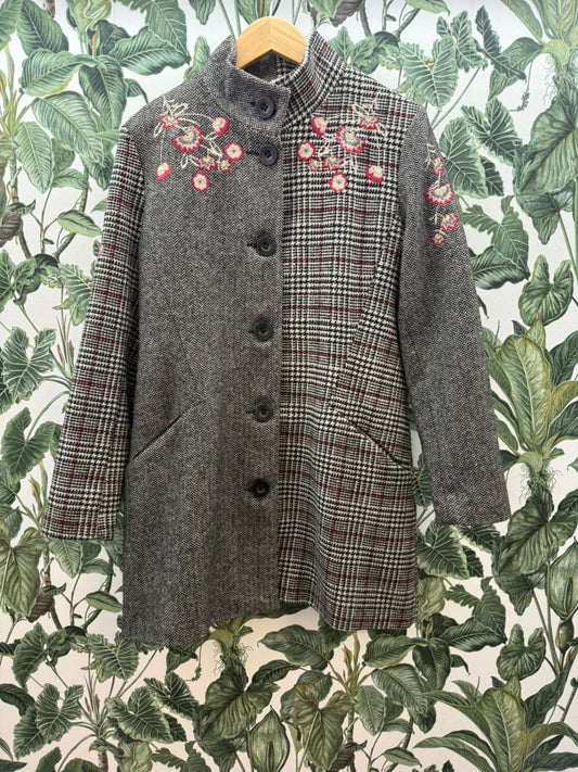Desigual Damen Mantel XL Mehrfarbig