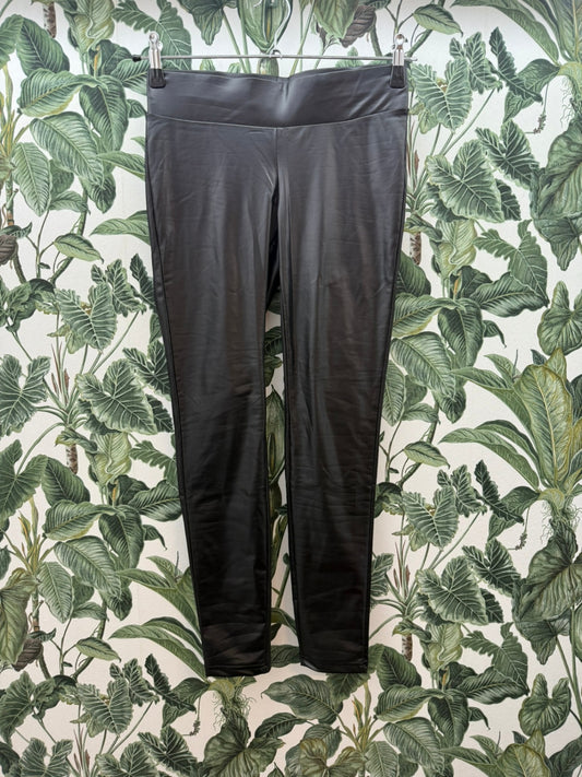 Kunstleder Leggin M Schwarz