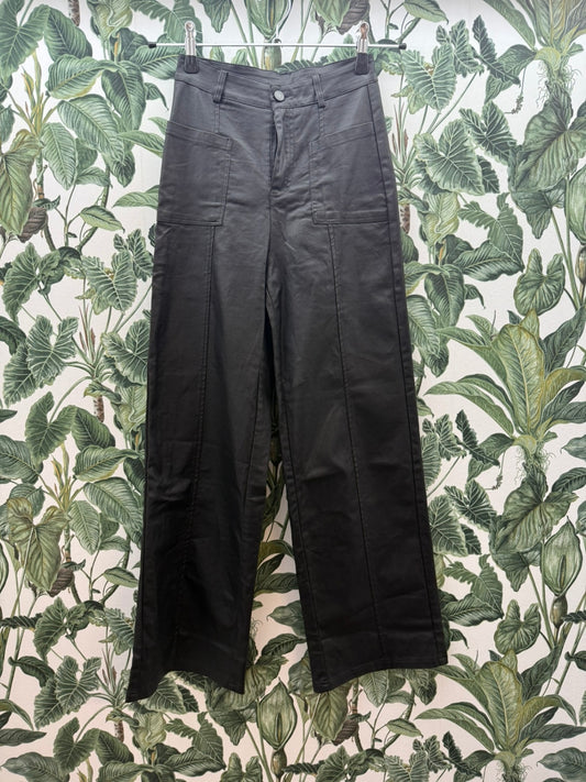 Kunstlederhose M Schwarz