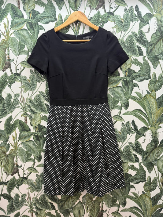 Esprit Kleid XS Schwarz und Weiß
