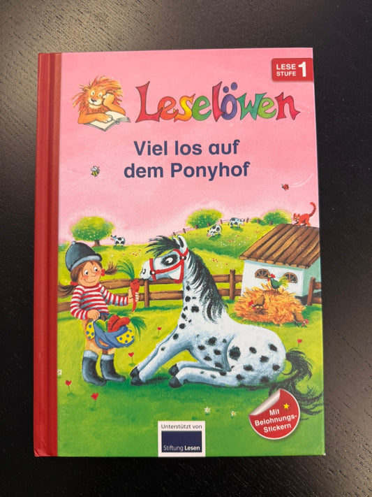 Leselöwe Buch Viel los auf dem Ponyhof