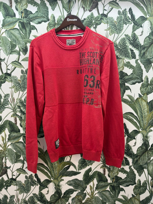 Camp David Pullover L Rot