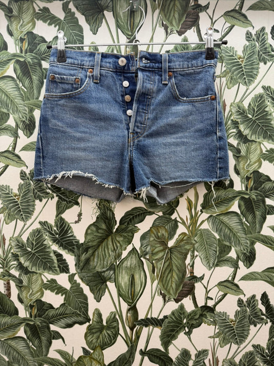 Levi's 501 Jeans Short S Blau