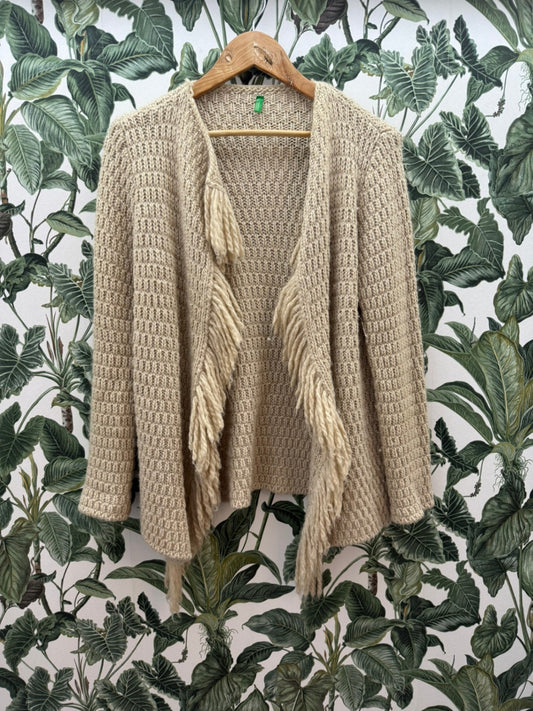 BENETTON Weste XS-S Beige