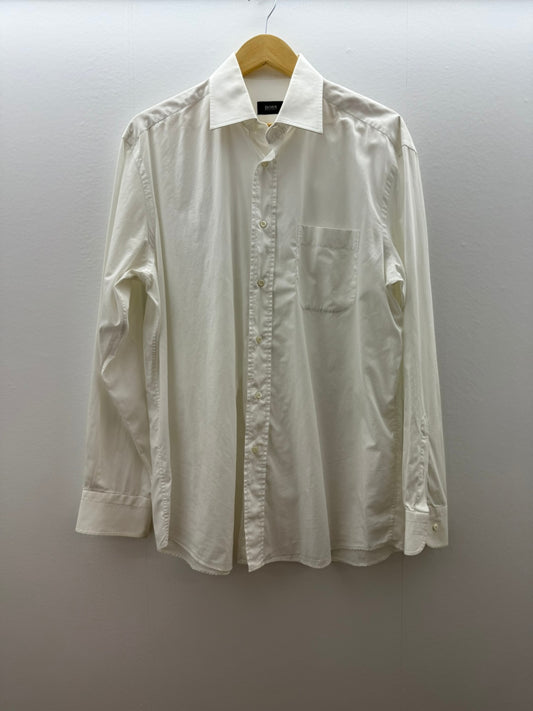 Hugo Boss Hemd 41 L Weiß