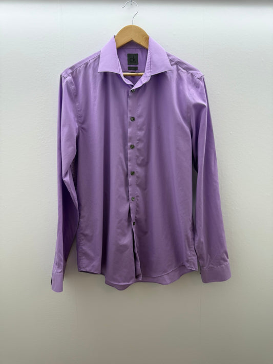 Calvin Klein Hemd SLIM FIT 41 L Lila
