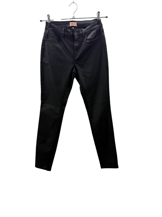 ONLY Kunstleder Stretch M Schwarz