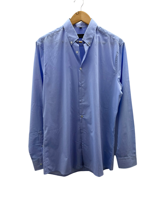 Livergy Hemd 39 M Hellblau