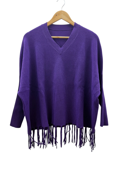 Deep Pink Pullover one size Lila