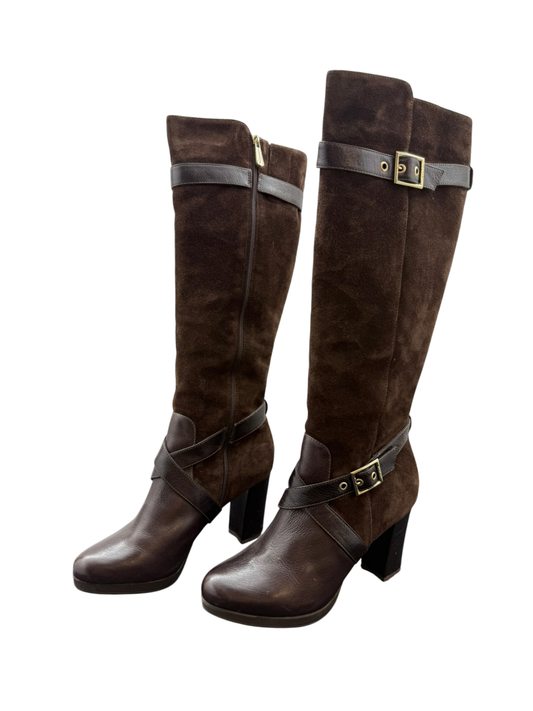 Luz Da Lua 100% Leder Stiefel 37 Braun