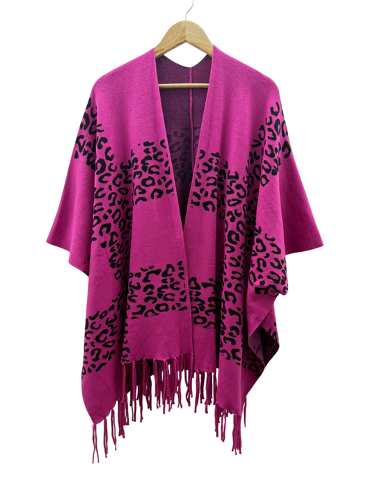 Poncho one size Pink