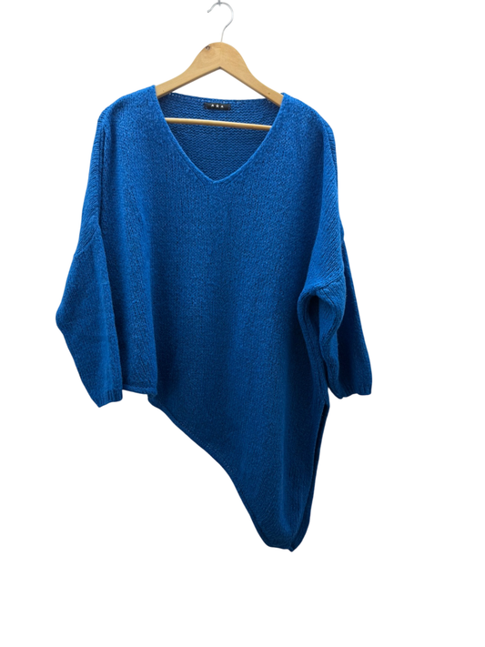 Pullover one size Blau