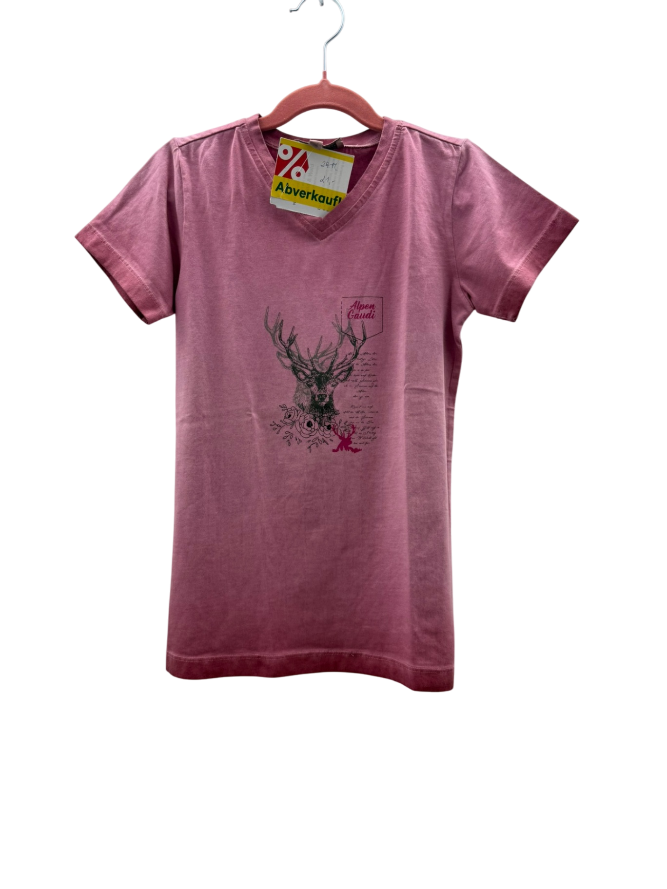 Wild & Wald Mädchen Trachten T-Shirt Hunting 116 Rosa